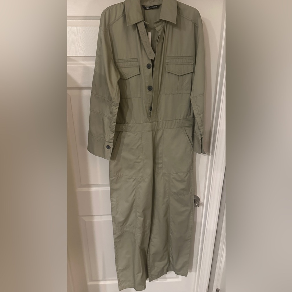 NEW Zara Jumpsuit - Size Large - Picture 5 of 6
